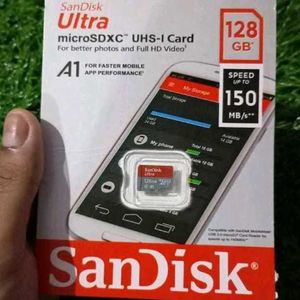 New 128 Gb Sandisk Memory Card Fix Rate