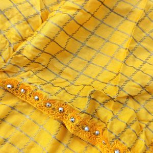 A-line Yellow Kurti