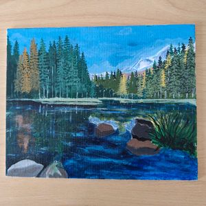 "Tranquil Reflections" - Canvas Painting