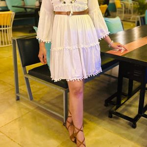 White Boho Dress