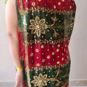 Heavy Embroidery Saree