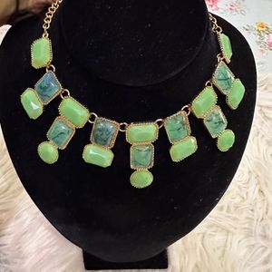 Green Stone Necklace | Classic | Western Wear