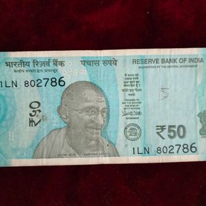 50rupees 786 Note