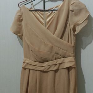 Beige Colour Dress