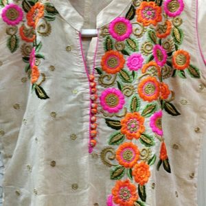 Designer Embroidered Kurti