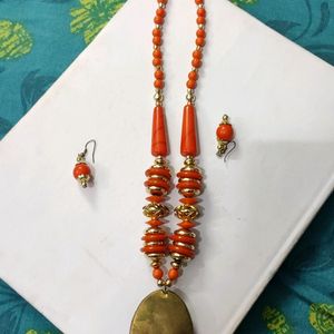 Necklace With Earing