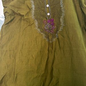 Cotton Stitched Suit And Salwar