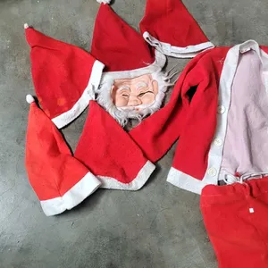 Santa Dress For Boy Two To Four Yrs,Face Mask Is