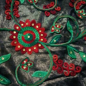 Sale Today Thread Embroidery Red And Green Suit