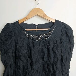 Black Casual Top (Girl' s)