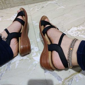 Beautiful Black Sandals New