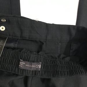 Marks&spencer Dark Navy Blue Pant W-28-30