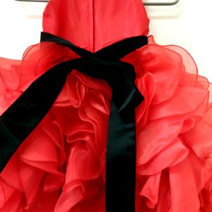 Girls' Oh So Red Party Dress