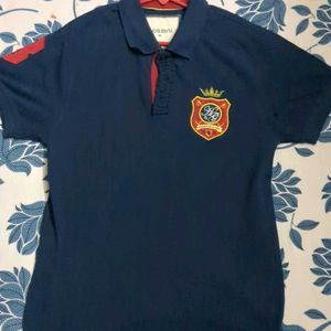 Original BOSSINI polo Navy Blue Shirt