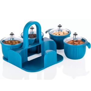 Spice Box/ -4 pcs (Blue)- 1 Piece