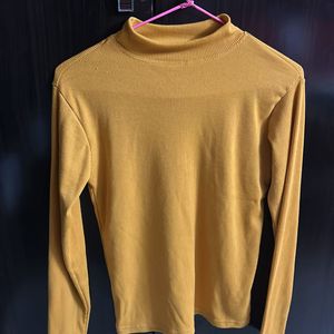 Knitted Mustard Yellow Top