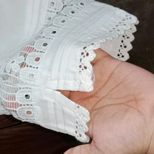 Chikankari Kurti Pant Set