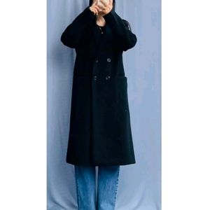 Classic Black Overcoat