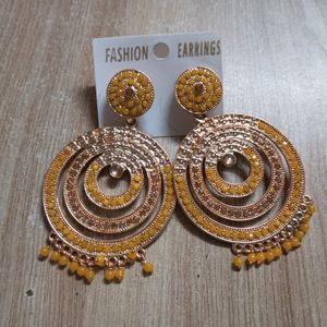 Yellow Earrings