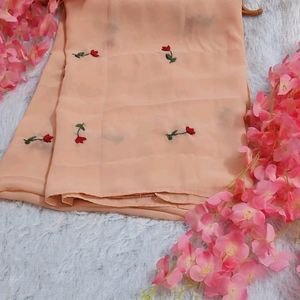 Hand Work Stole, Hijab