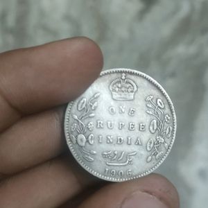 One Rupee Rare Silver Coin ( Pack Of 3 )