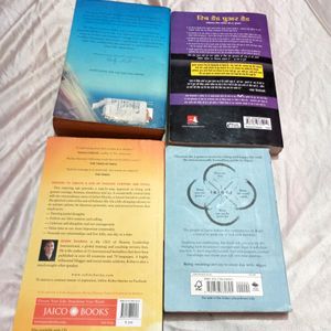 Combo Of Four Books (Self Helf And Novel) (Books)