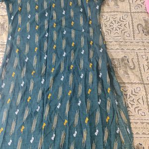 Green Straight Kurti