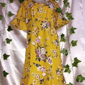 Floral Printed Cute Dress