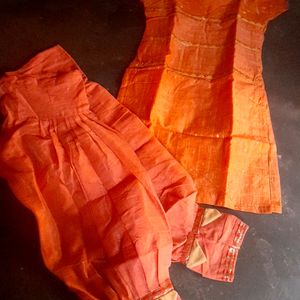 Afgani Salwar With Disiner Kurti