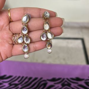 Kundan Pearl Jewellery Set