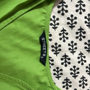 Neon Green Cotton Top