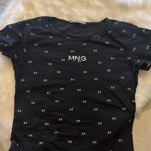 Mango Black Tshirt