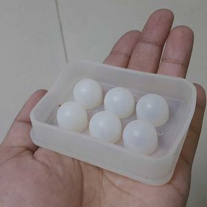 Cube & Sphere Mould Resin Silicone Earing Beads