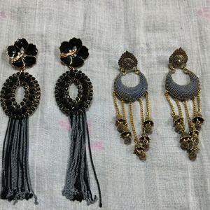 Heavy Two Pair Earings Combo