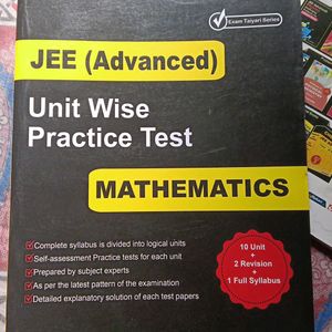 JEE ADVANCED unit Wise Practice Test