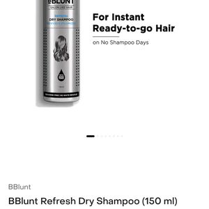 Bblunt Refresh Dry Shampoo Revives And Volumizes