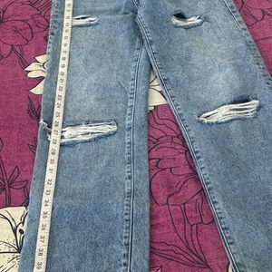 Wide Leg Jeans For Woman Girls