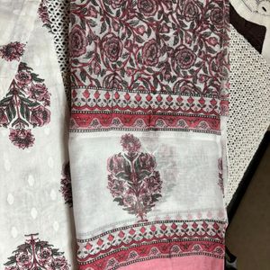 Pure Cotton Kurta Pant And Dupatta Set 2