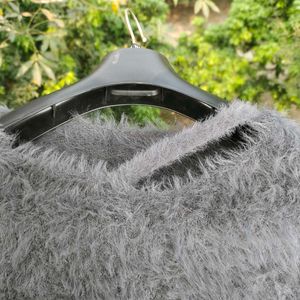 Woolen Soft Fur Sweater