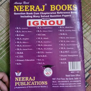 IGNOU MA English 2nd Year