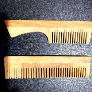 WOODEN COMB (PACK OF 2)