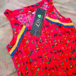 Two Branded Tunics (Global Desi, W) - Size XS