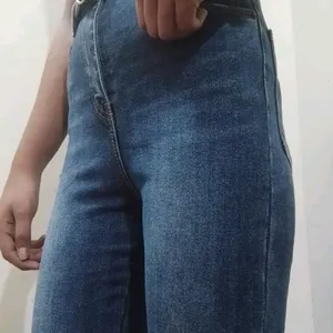 High Waisted Blue Skinny Jean