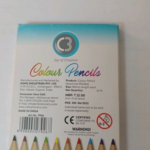 Not Used Small Pack Of Colour Pencils