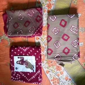 Creape Kurta & Churidar Material Printed