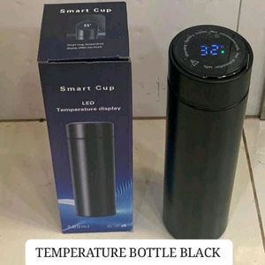 Classy Black Led Temperature Bottle