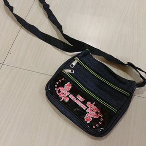 Jeans Fabric Slingbag