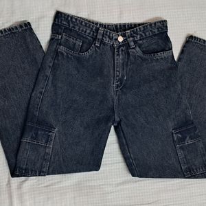 CARGO DENIM JEANS