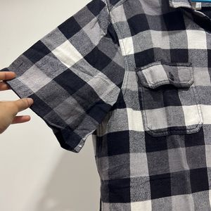 Black & White Checks Shirt