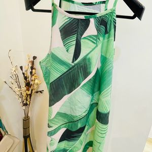 Price Drop ✅ | XL Green tropical dress 👗